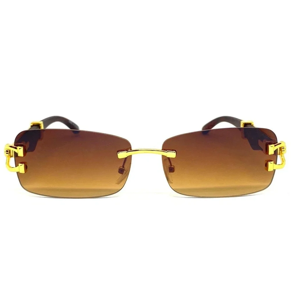 Unbranded rimless rectangular